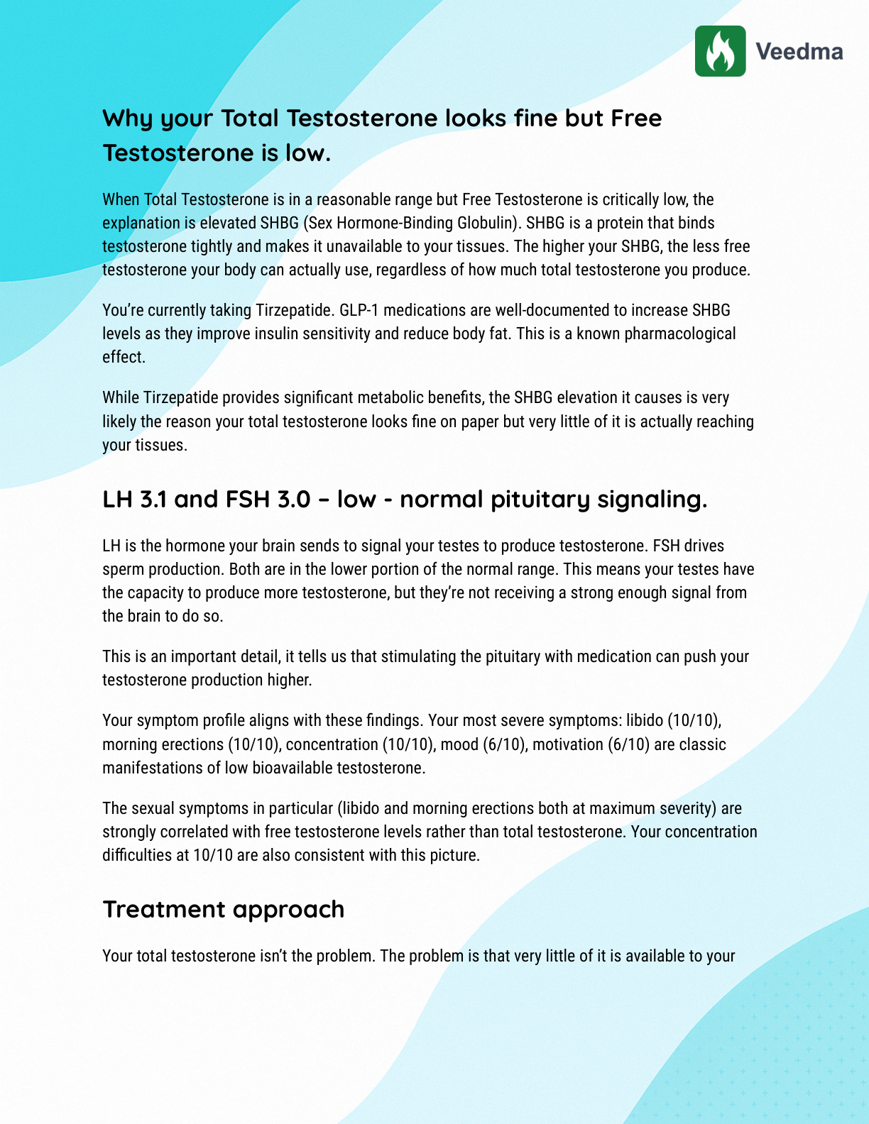 Veedma lab review report – GLP-1 case, page 2